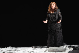 4492 - Stefan Vinke as Siegfried and Christine Goerke as Brünnhilde in the Canadian Opera Company production of Siegfried, 2016. Conductor Johannes Debus, Director François Girard, Set and Costume Designer Michael Levine, Lighting Designer David Finn and Choreographer Donna Feore. Photo: Michael Cooper