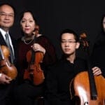 Robert and Laura Park Chen, violin, Beatrice Chen, viola, and Noah Chen, cello