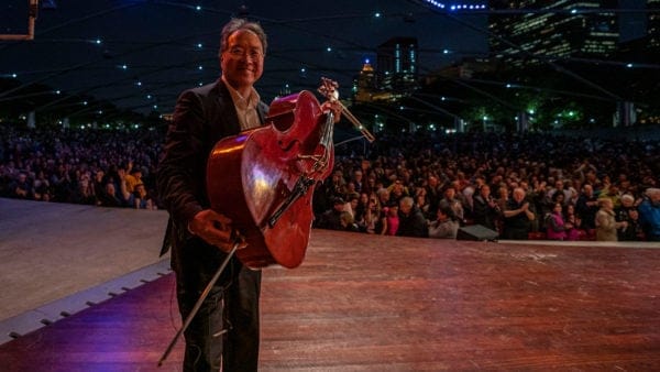 Cellist Yo-Yo Ma Performs Bach’s Cello Suites in Free Concert for Chicago