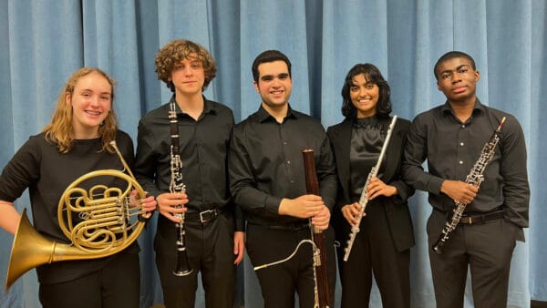 CYSO Jubilee Woodwind Quintet with Taki Salameh, 18, composer