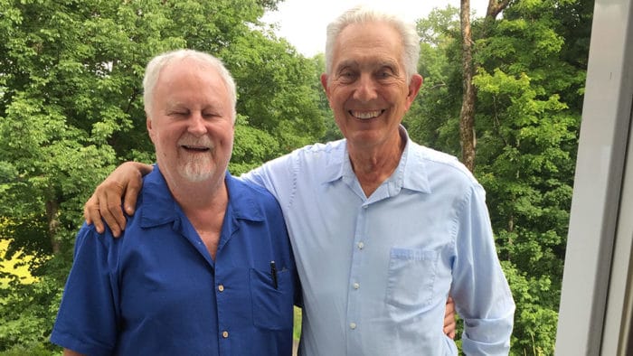 (L-R) Bill McGlaughlin and Arnold Steinhardt