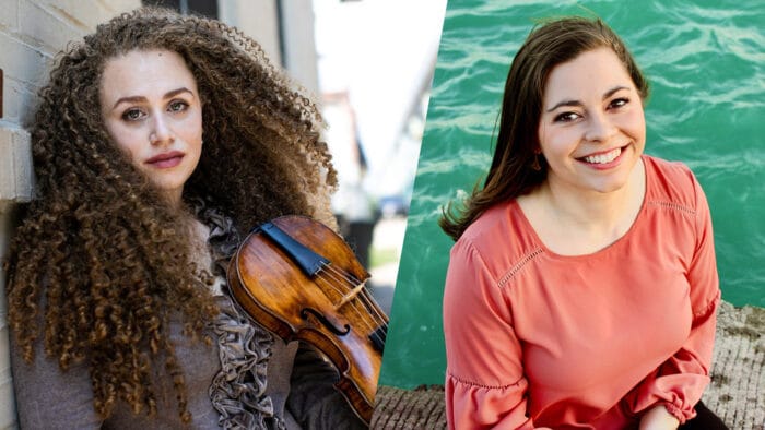 Shelby Yamin, violin and Lillia Woolschlager, piano