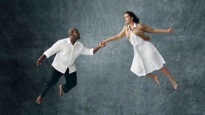 Lawrence Brownlee as Tamino and Erin Morley as Pamina in Mozart's " Die Zauberflöte.