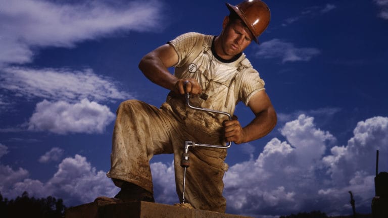 labor day: a carpenter at the TVA