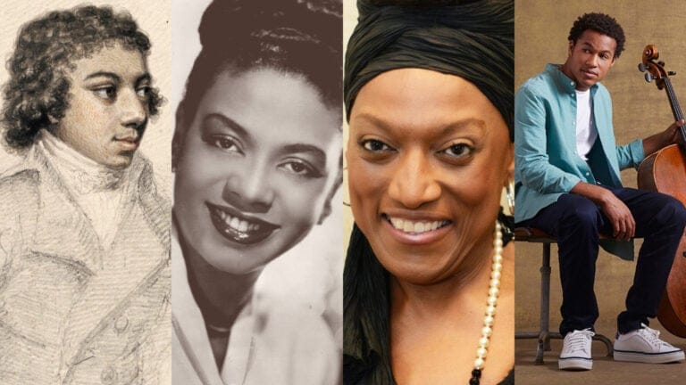 Black classical artists: George Bridgetower, Hazel Scott, Jessye Norman, and Sheku Kanneh-Mason
