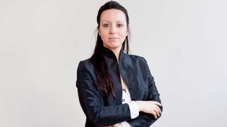 Valentina Peleggi portrait in front of white background