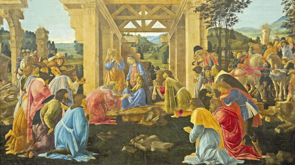 Sandro Botticelli (1446 - 1510) "The Adoration of the Magi," c. 1478/1482
