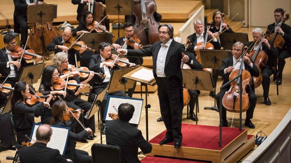 Zell Music Director Riccardo Muti conducts the Chicago Symphony Orchestra (Photo: Todd Rosenberg)