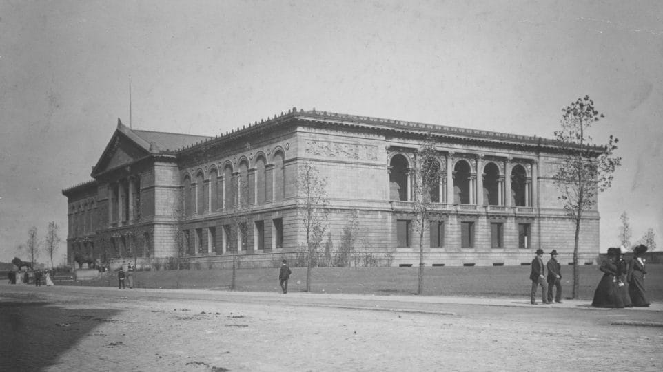 The Art Institute of Chicago as it appeared in 1900 (Photo courtesy of the Art Institute of Chicago)