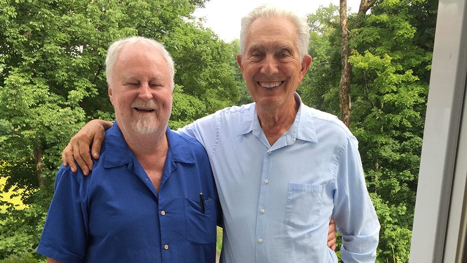 (L-R) Bill McGlaughlin and Arnold Steinhardt