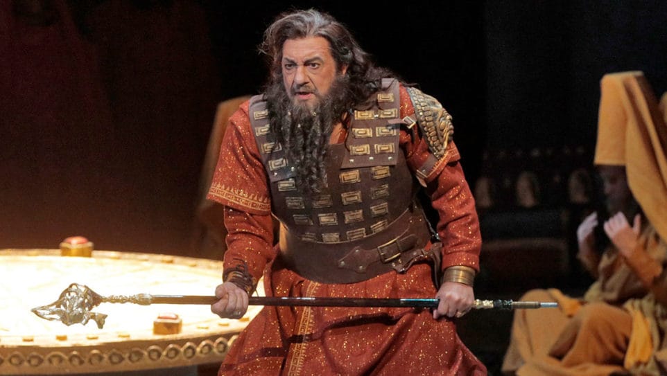 Placido Domingo in the title role of LA Opera's 2017 production of "Nabucco." (Photo: Ken Howard / LA Opera)