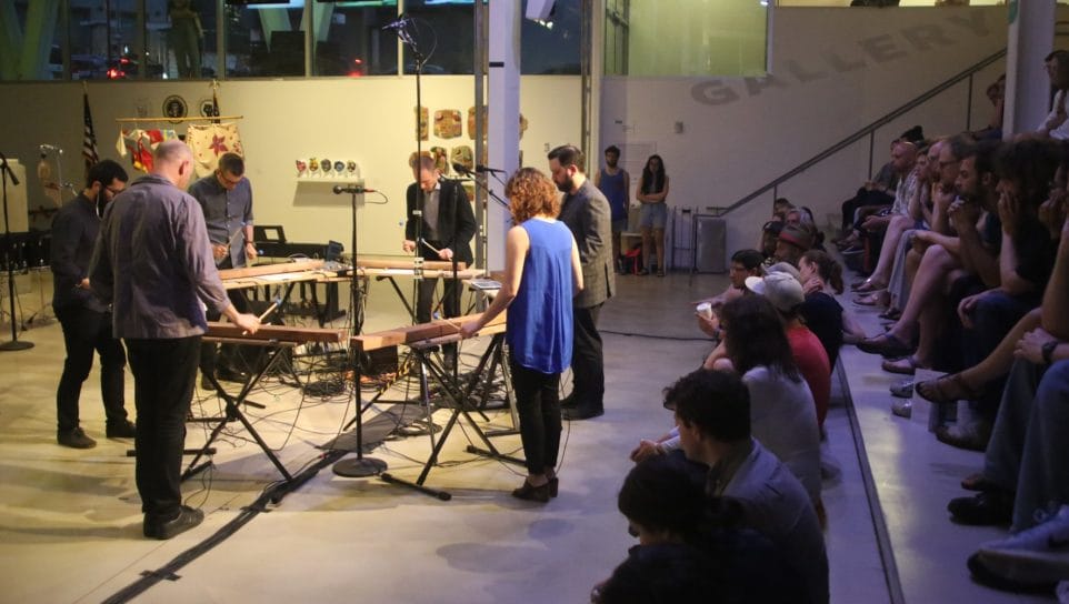 Michael Gordon's Timber being performed by So Percussion on May 19, 2017 in New York