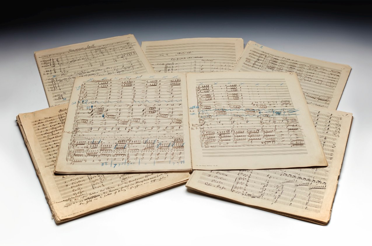 The autograph manuscript of Mahler's Second Symphony (Source: Sotheby's)