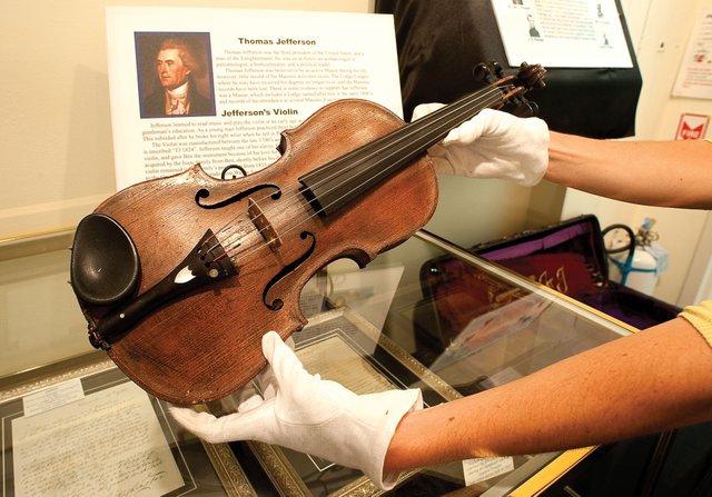 Thomas Jefferson's Violin is rumored to be by luthier Nicolò Amati