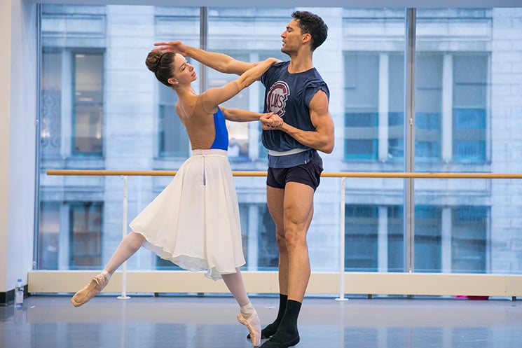 Joffrey Ballet dancers April Daly and Fabrice Calmels (Photo: Todd Rosenberg)