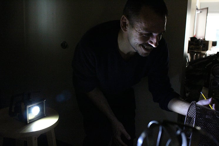 Puppetteer Basil Twist uses a variety of techniques to make magic, include shadow puppets