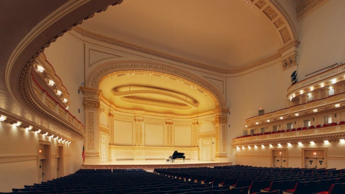 Carnegie Hall to reopen Oct 6 with Philadelphia Orchestra