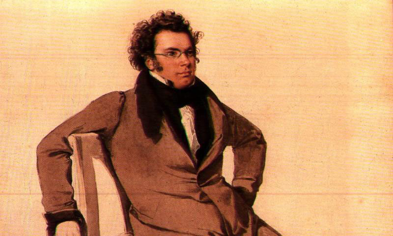 Franz Schubert by Wilhelm August Rieder