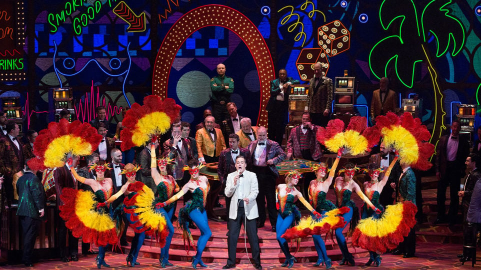 A scene from Verdi's Rigoletto. Photo by Marty Sohl/Metropolitan Opera.