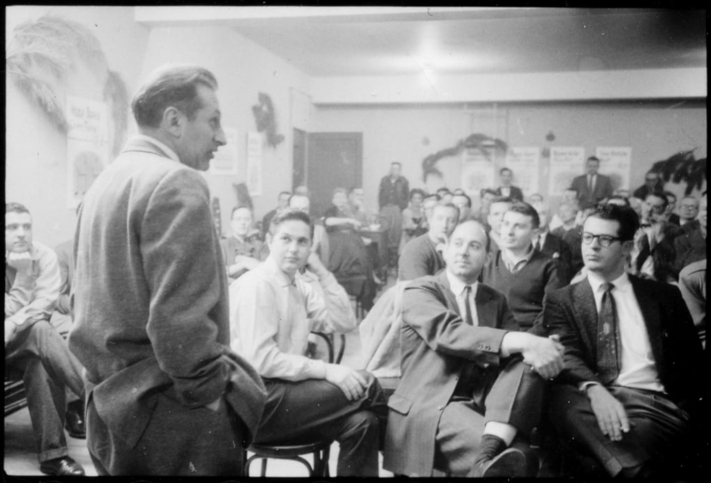 Studs Terkel and the audience