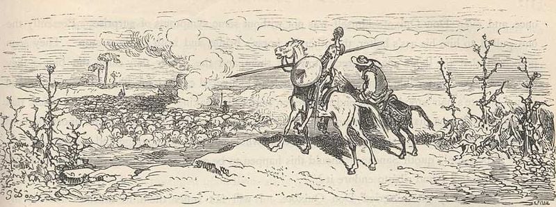 Illustration from Don Quijote