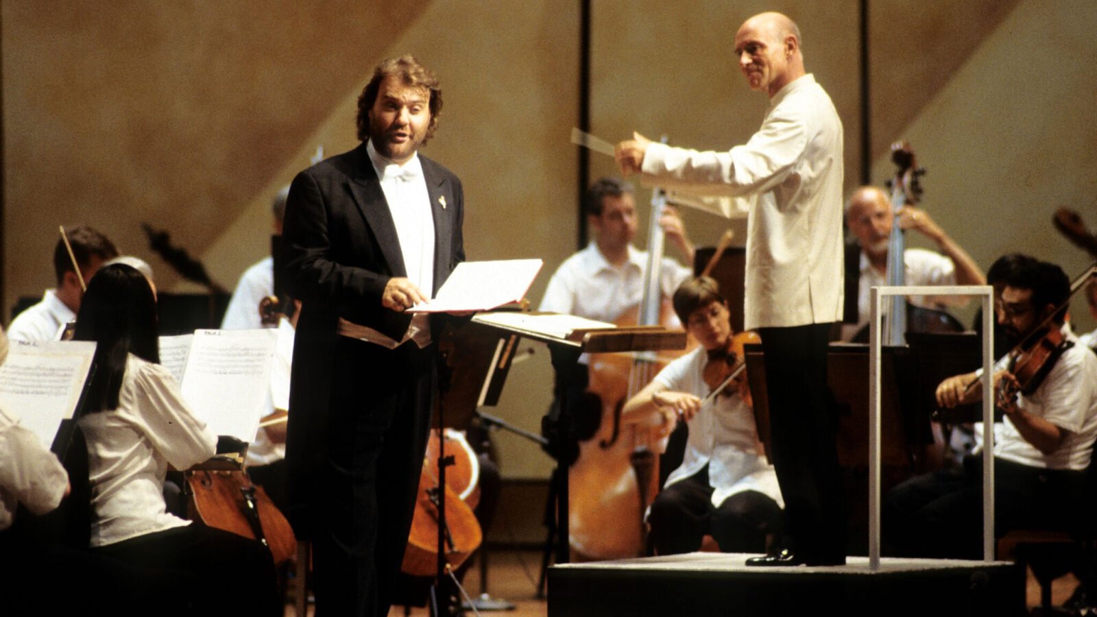 Bass-baritone Bryn Terfel performs at Ravinia in August 1998.