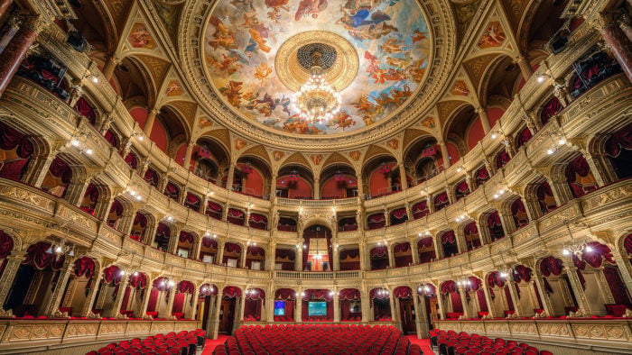 Budapest opera color photo opera house theater
