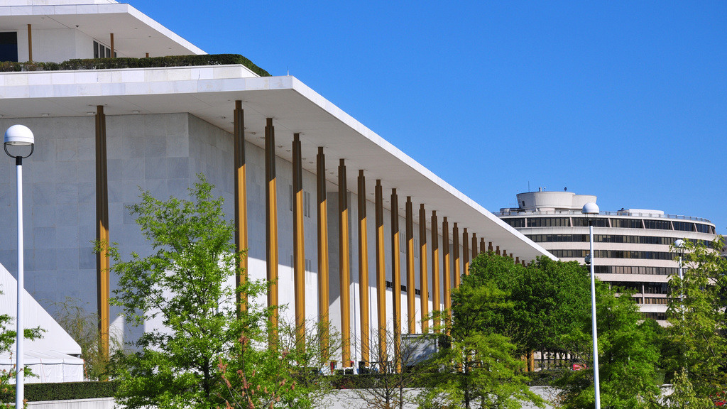 The Kennedy Center in Washington, DC, officially named the John F. Kennedy Center for the Performing Arts, is the city's premier performance venue, providing approximately 3,000 performances per year. (Photo: Glyn Lowe)
