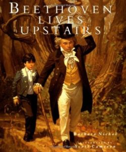 Book cover of Beethoven Lives Upstairs