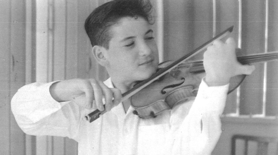 Pinchas Zukerman around the time Isaac Stern brought him to New York to study at Juilliard, c. 1962 (Photo courtesy of the artist)