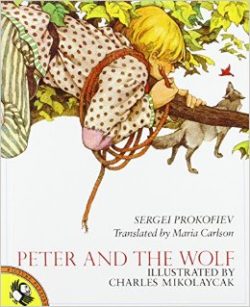 book cover of Peter and the Wolf