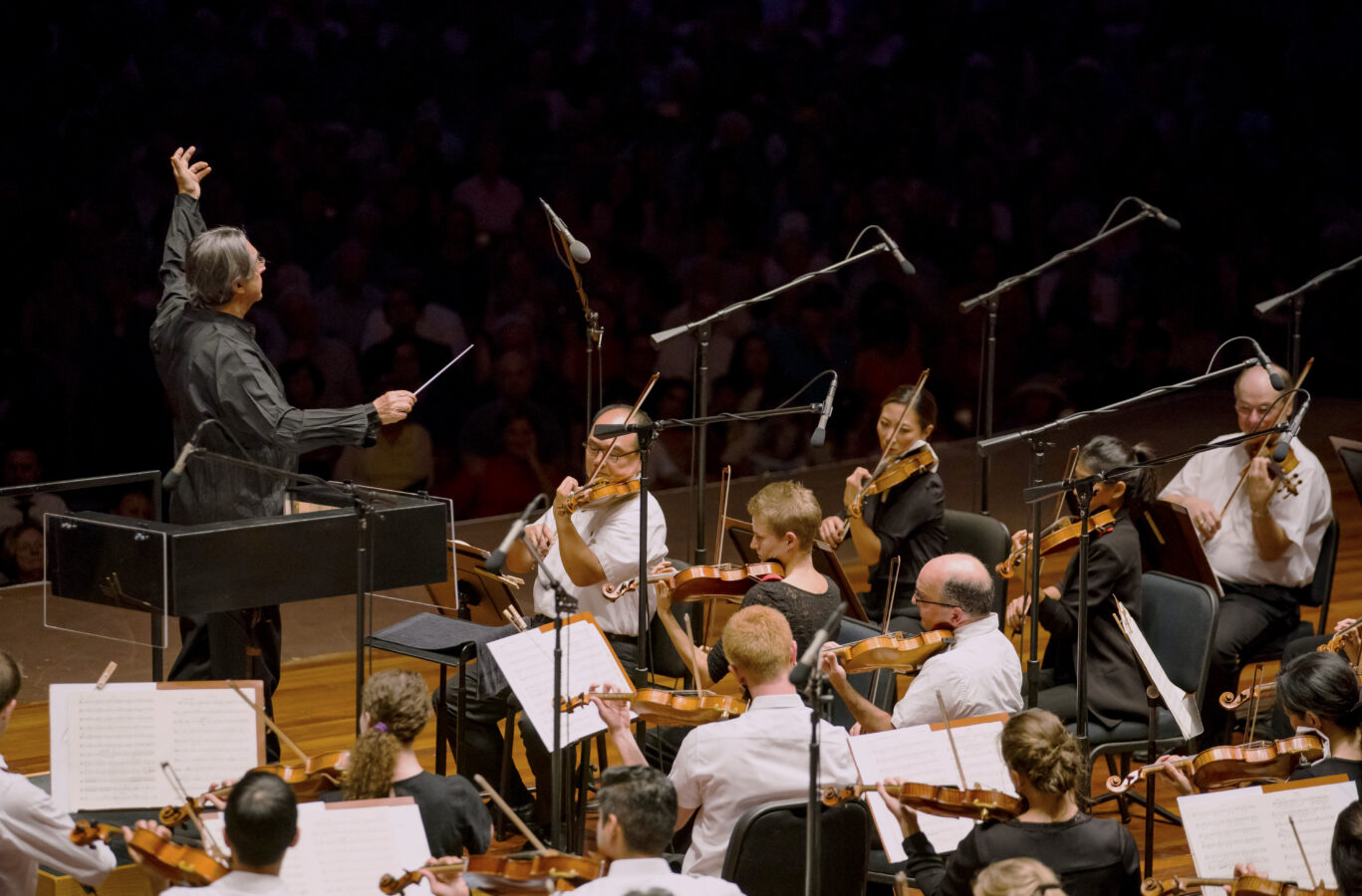 This year’s concert at the Jay Pritzker Pavilion marks the ninth free CSO community concert since the beginning of Riccardo Muti’s tenure as music director of the CSO and the fifth time Muti has led a CSO community concert in Millennium Park. (Photo: Todd Rosenberg)