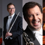 DePaul University Woodwind Faculty with Beilin Han. Ms Han's photo by Yang's Studio.