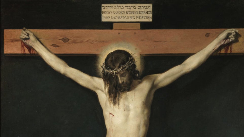 Velázquez: Cristo crucificado (detail)