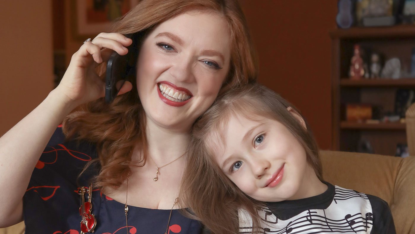 Rachael Barton Pine and her daughter Sylvia