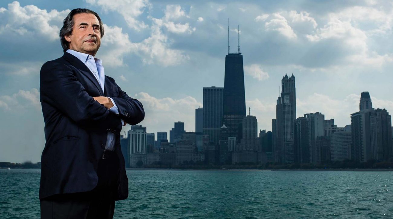 Riccardo Muti and the Chicago skyline