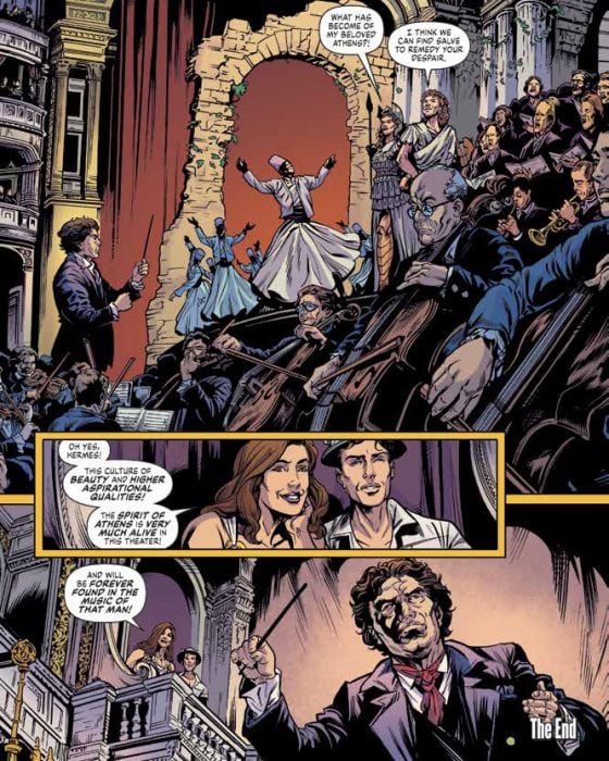 beethoven comic book: a detail