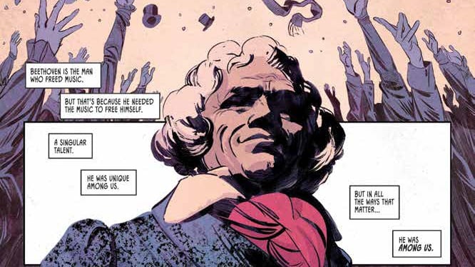 beethoven comic book