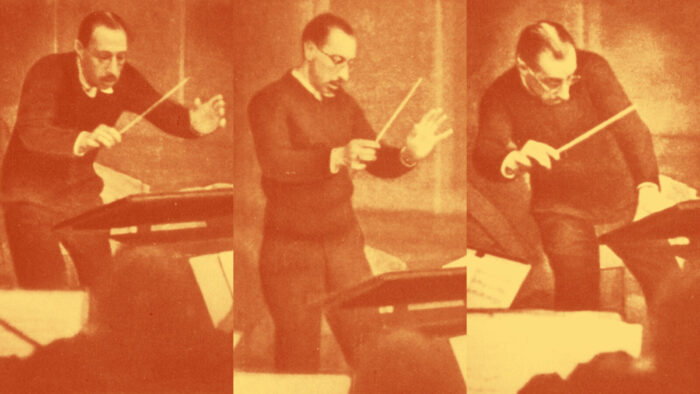 Igor Stravinsky conducting