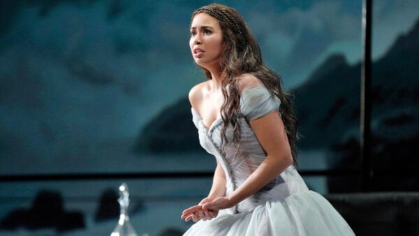 Nadine Sierra in the title role of Donizetti's Lucia di Lammermoor