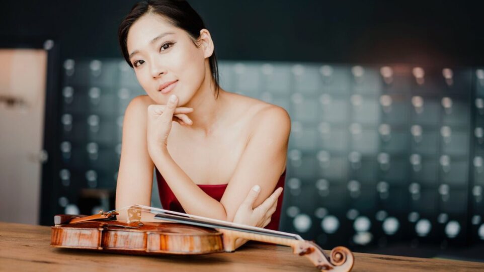 Grace Park with violin