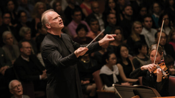 NSO Music Director Gianandrea Noseda and the NSO_2021_Photo by Tracey Salazar
