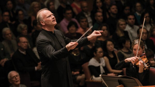 NSO Music Director Gianandrea Noseda and the NSO_2021_Photo by Tracey Salazar