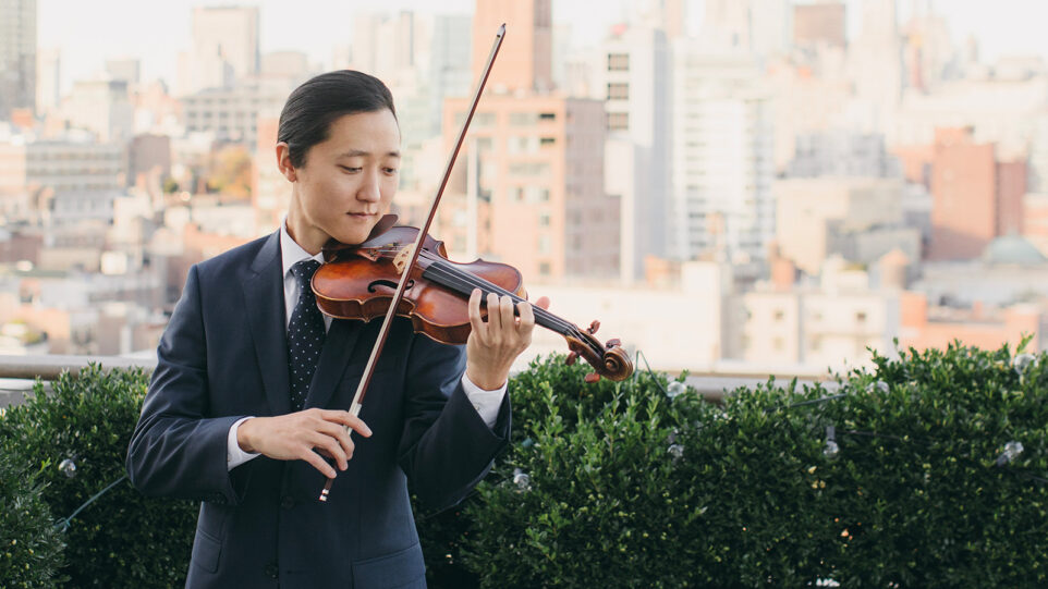 Violinist Sean Lee