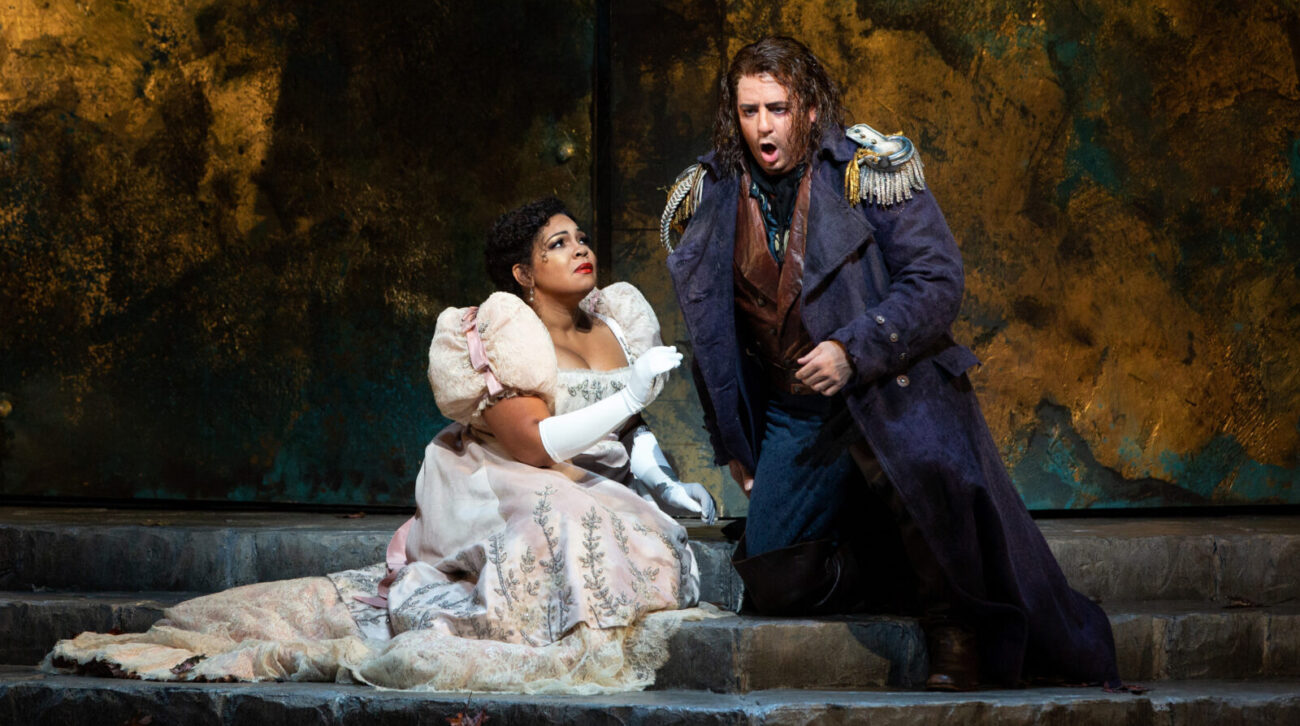 Janai Brugger as Glauce and Matthew Polenzani as Giasone in Cherubini's Medea