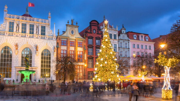 Christmas celebrations in Gdańsk, Poland