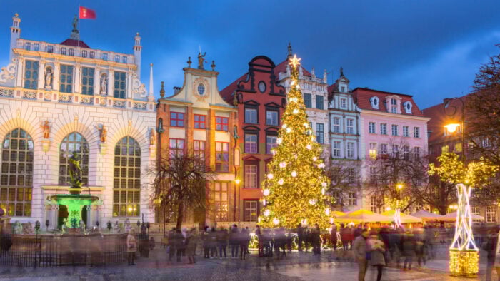 Christmas celebrations in Gdańsk, Poland