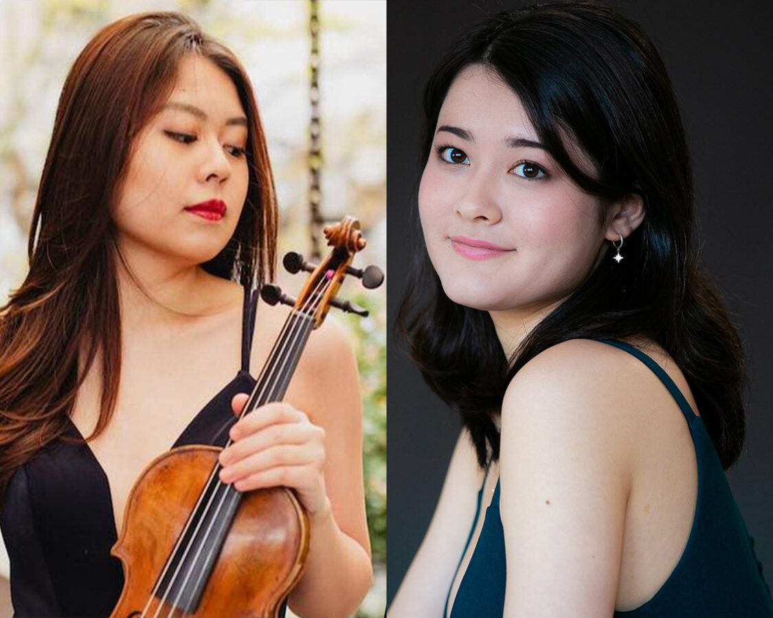 Ria Honda, violin, and Umi Garrett, piano