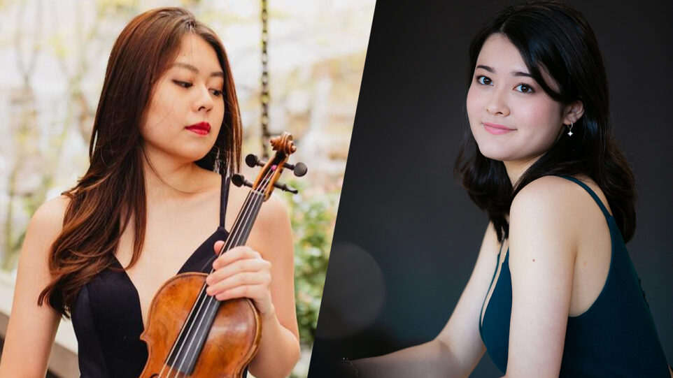 Ria Honda, violin, and Umi Garrett, piano