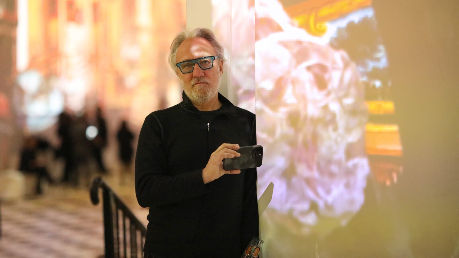 Massimilliano Siccardi, the artist behind the Immersive Mozart exhibit, explores the installation